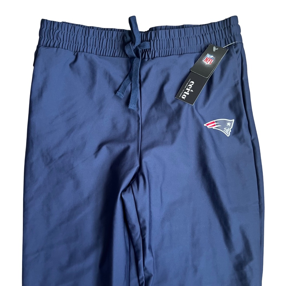 Certo NFL New England Patriots Womens Jogger Pants Blue Large NEPA-WJO-NFL-NV